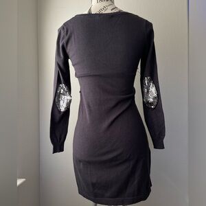 ALLISON BRITTNEY 2000’s Mini Dress—SPARKLY ELBOW DETAIL